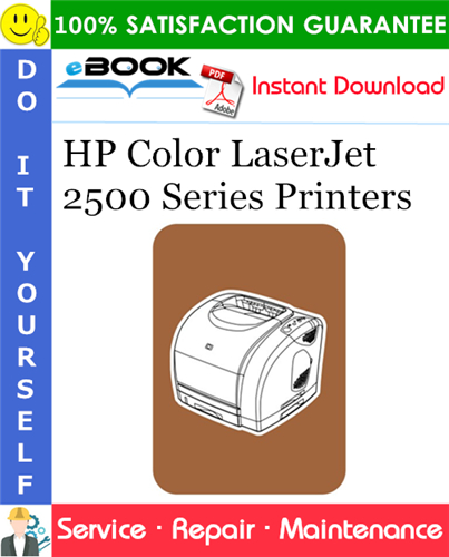 Thumbnail ☆☆ Best ☆☆ HP Color LaserJet 2500 Series Printers Service Repair Manual