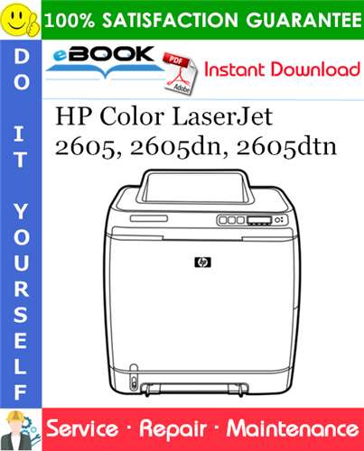 Thumbnail ☆☆ Best ☆☆ HP Color LaserJet 2605, 2605dn, 2605dtn Service Repair Manual