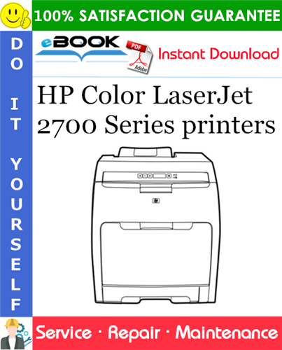 Thumbnail ☆☆ Best ☆☆ HP Color LaserJet 2700 Series printers Service Repair Manual