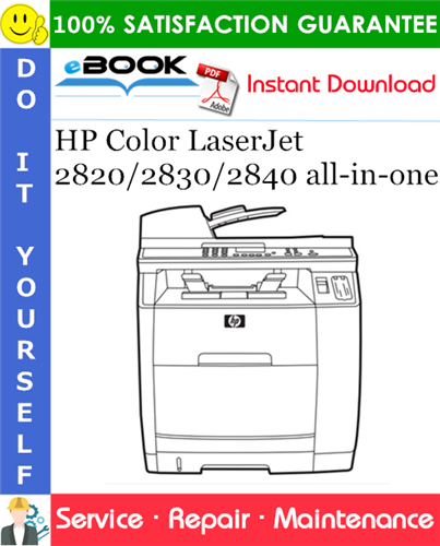 Thumbnail ☆☆ Best ☆☆ HP Color LaserJet 2820/2830/2840 all-in-one Service Repair Manual