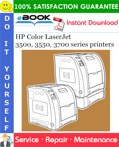 Thumbnail ☆☆ Best ☆☆ HP Color LaserJet 3500, 3550, 3700 series printers Service Repair Manual
