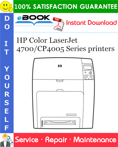 Thumbnail ☆☆ Best ☆☆ HP Color LaserJet 4700/CP4005 Series printers Service Repair Manual