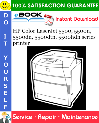 Thumbnail ☆☆ Best ☆☆ HP Color LaserJet 5500, 5500n, 5500dn, 5500dtn, 5500hdn series printer Service Repair Manual