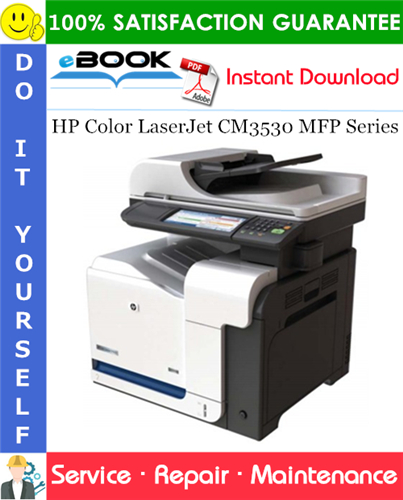 Thumbnail ☆☆ Best ☆☆ HP Color LaserJet CM3530 MFP Series Service Repair Manual