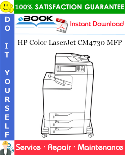 Thumbnail ☆☆ Best ☆☆ HP Color LaserJet CM4730 MFP Service Repair Manual