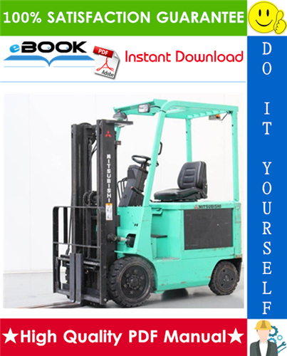 Thumbnail ☆☆ Best ☆☆ Mitsubishi 2FBC15, 2FBC18, 2FBC20, 2FBC25, 2FBC25E, 2FBC30 Forklift Trucks Chassis Mast Service Repair Manual