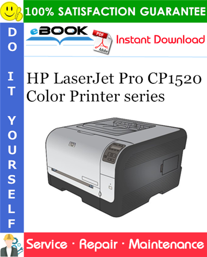 Thumbnail ☆☆ Best ☆☆ HP LaserJet Pro CP1520 Color Printer series Service Repair Manual