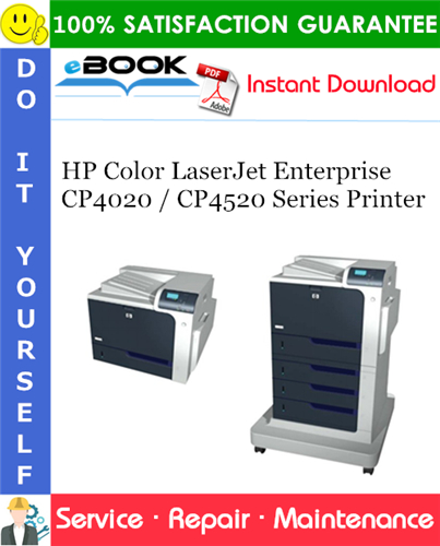 Thumbnail ☆☆ Best ☆☆ HP Color LaserJet Enterprise CP4020 / CP4520 Series Printer Service Repair Manual