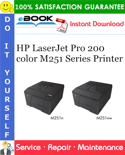 Thumbnail ☆☆ Best ☆☆ HP LaserJet Pro 200 color M251 Series Printer Service Repair Manual