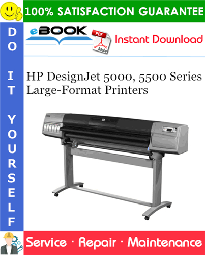 Thumbnail ☆☆ Best ☆☆ HP DesignJet 5000, 5500 Series Large-Format Printers Service Repair Manual
