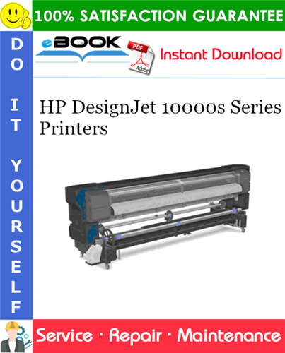 Thumbnail ☆☆ Best ☆☆ HP DesignJet 10000s Series Printers Service Repair Manual