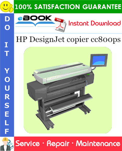 Thumbnail ☆☆ Best ☆☆ HP DesignJet copier cc800ps Service Repair Manual