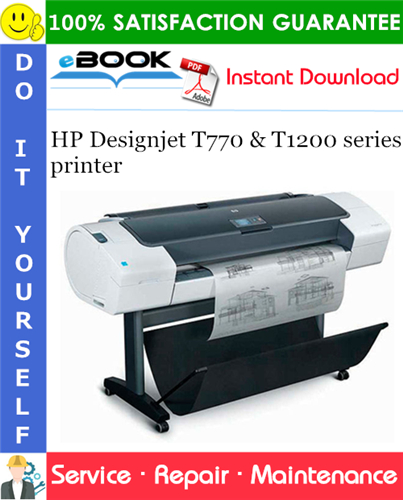 Thumbnail ☆☆ Best ☆☆ HP Designjet T770 & T1200 series printer Service Repair Manual