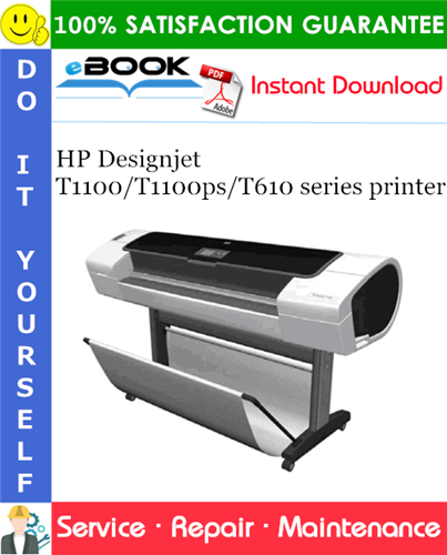 Thumbnail ☆☆ Best ☆☆ HP Designjet T1100/T1100ps/T610 series printer Service Repair Manual