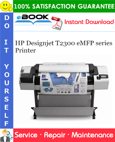 Thumbnail ☆☆ Best ☆☆ HP Designjet T2300 eMFP series Printer Service Repair Manual