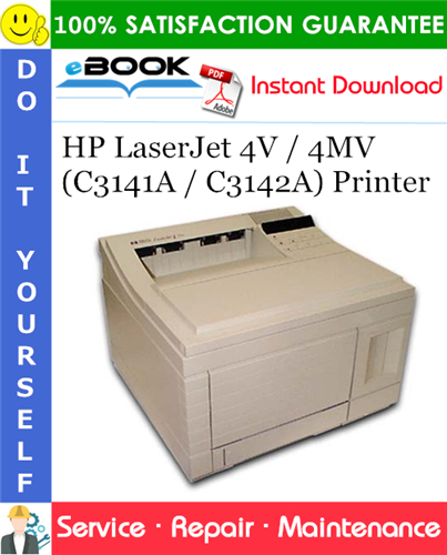 Thumbnail ☆☆ Best ☆☆ HP LaserJet 4V / 4MV (C3141A / C3142A) Printer Service Repair Manual