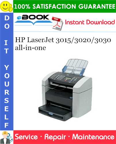 Thumbnail ☆☆ Best ☆☆ HP LaserJet 3015/3020/3030 all-in-one Service Repair Manual