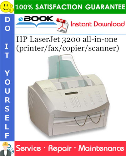 Thumbnail ☆☆ Best ☆☆ HP LaserJet 3200 all-in-one (printer/fax/copier/scanner) Service Repair Manual