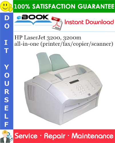 Thumbnail ☆☆ Best ☆☆ HP LaserJet 3200, 3200m all-in-one (printer/fax/copier/scanner) Service Repair Manual