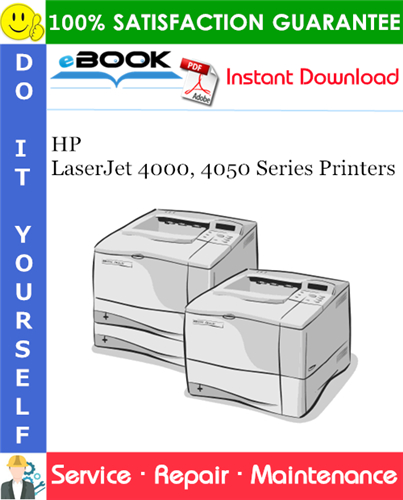 Thumbnail ☆☆ Best ☆☆ HP LaserJet 4000, 4050 Series Printers Service Repair Manual