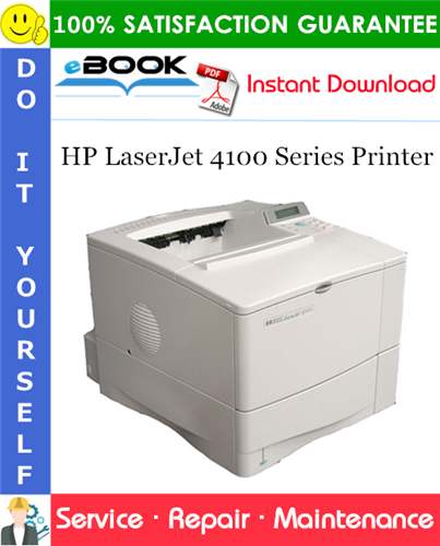 Thumbnail ☆☆ Best ☆☆ HP LaserJet 4100 Series Printer Service Repair Manual