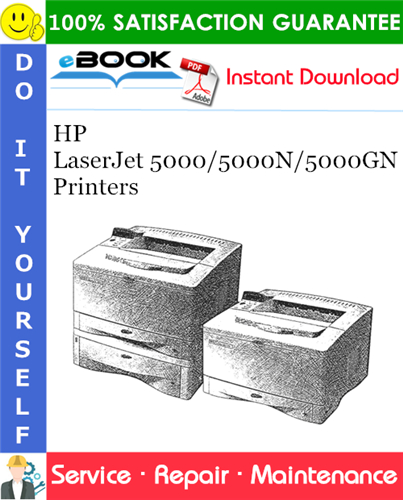 Thumbnail ☆☆ Best ☆☆ HP LaserJet 5000/5000N/5000GN Printers Service Repair Manual