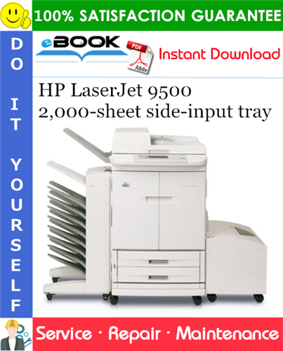 Thumbnail ☆☆ Best ☆☆ HP LaserJet 9500 2,000-sheet side-input tray Service Repair Manual