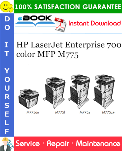 Thumbnail ☆☆ Best ☆☆ HP LaserJet Enterprise 700 color MFP M775 Service Repair Manual Thumbnail ☆☆ Best ☆☆ HP LaserJet Enterprise 700 color MFP M775 Service Repair Manual