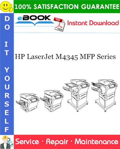Thumbnail ☆☆ Best ☆☆ HP LaserJet M4345 MFP Series Service Repair Manual