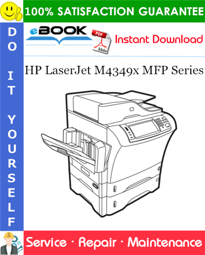 Thumbnail ☆☆ Best ☆☆ HP LaserJet M4349x MFP Series Service Repair Manual