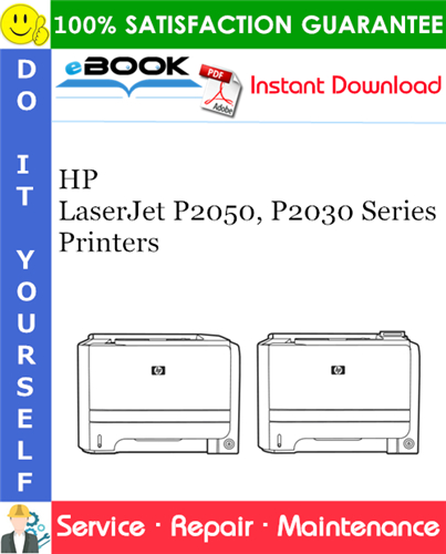 Thumbnail ☆☆ Best ☆☆ HP LaserJet P2050, P2030 Series Printers Service Repair Manual
