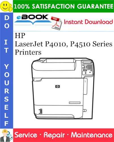 Thumbnail ☆☆ Best ☆☆ HP LaserJet P4010, P4510 Series Printers Service Repair Manual