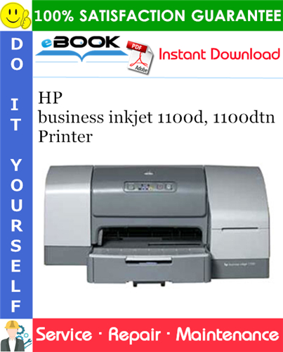 Thumbnail ☆☆ Best ☆☆ HP business inkjet 1100d, 1100dtn Printer Service Repair Manual