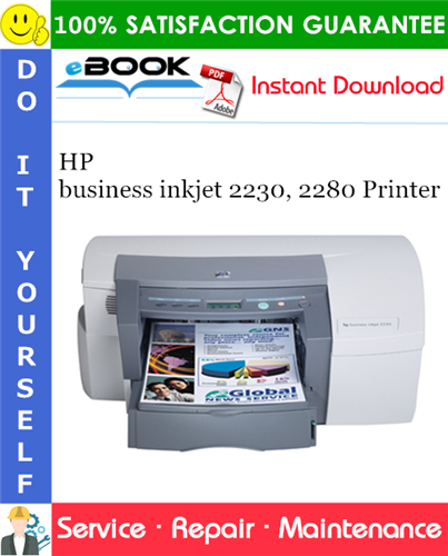 Thumbnail ☆☆ Best ☆☆ HP business inkjet 2230, 2280 Printer Service Repair Manual
