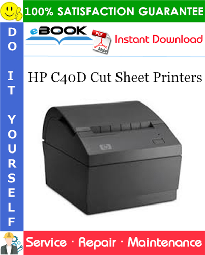 Thumbnail ☆☆ Best ☆☆ HP C40D Cut Sheet Printers Service Repair Manual Thumbnail ☆☆ Best ☆☆ HP C40D Cut Sheet Printers Service Repair Manual