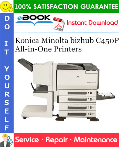 Thumbnail ☆☆ Best ☆☆ Konica Minolta bizhub C450P All-in-One Printers Service Repair Manual