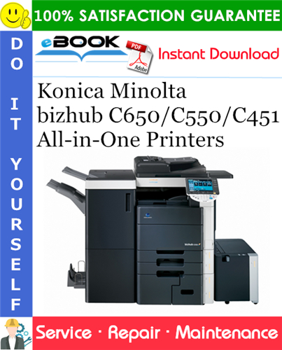 Thumbnail ☆☆ Best ☆☆ Konica Minolta bizhub C650/C550/C451 All-in-One Printers Service Repair Manual Thumbnail ☆☆ Best ☆☆ Konica Minolta bizhub C650/C550/C451 All-in-One Printers Service Repair Manual
