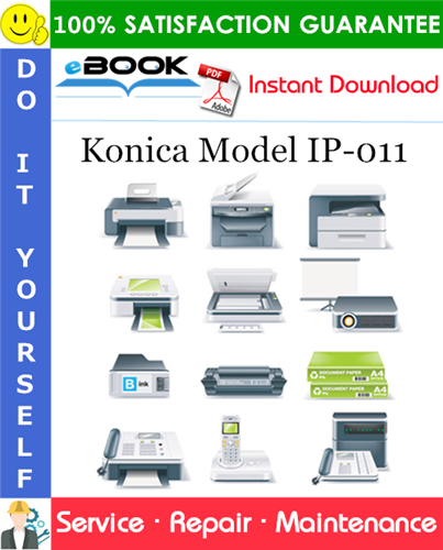 Thumbnail ☆☆ Best ☆☆ Konica Model IP-011 Service Repair Manual