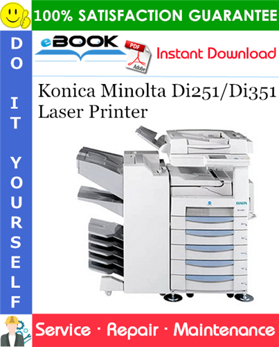 Thumbnail ☆☆ Best ☆☆ Konica Minolta Di251/Di351 Laser Printer Service Repair Manual