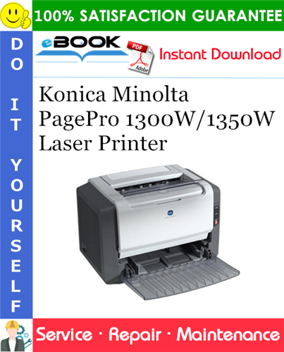Thumbnail ☆☆ Best ☆☆ Konica Minolta PagePro 1300W/1350W Laser Printer Service Repair Manual