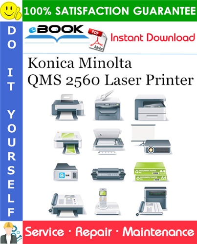 Thumbnail ☆☆ Best ☆☆ Konica Minolta QMS 2560 Laser Printer Service Repair Manual