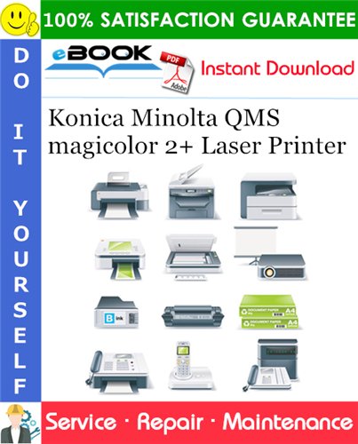 Thumbnail ☆☆ Best ☆☆ Konica Minolta QMS magicolor 2+ Laser Printer Service Repair Manual