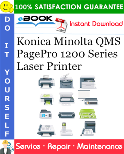 Thumbnail ☆☆ Best ☆☆ Konica Minolta QMS PagePro 1200 Series Laser Printer Service Repair Manual