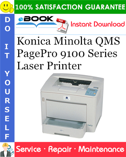 Thumbnail ☆☆ Best ☆☆ Konica Minolta QMS PagePro 9100 Series Laser Printer Service Repair Manual