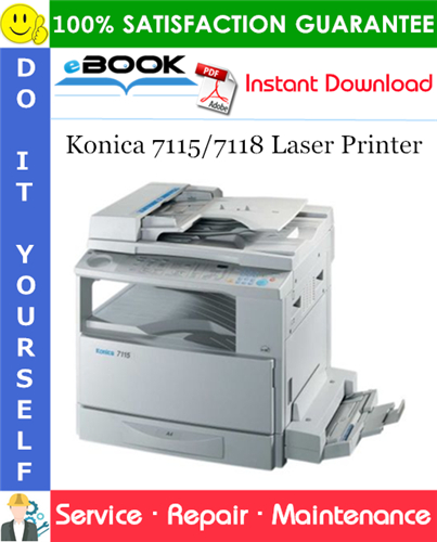 Thumbnail ☆☆ Best ☆☆ Konica 7115/7118 Laser Printer Service Repair Manual