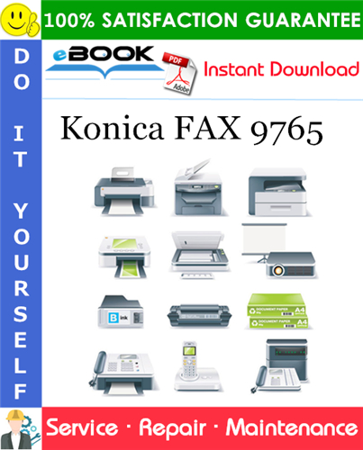 Thumbnail ☆☆ Best ☆☆ Konica FAX 9765 Service Repair Manual