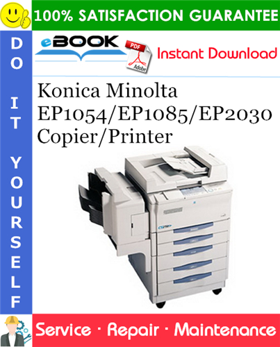 Thumbnail ☆☆ Best ☆☆ Konica Minolta EP1054/EP1085/EP2030 Copier/Printer Service Repair Manual + Parts Catalog