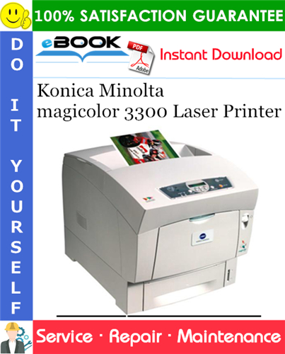 Thumbnail ☆☆ Best ☆☆ Konica Minolta magicolor 3300 Laser Printer Service Repair Manual