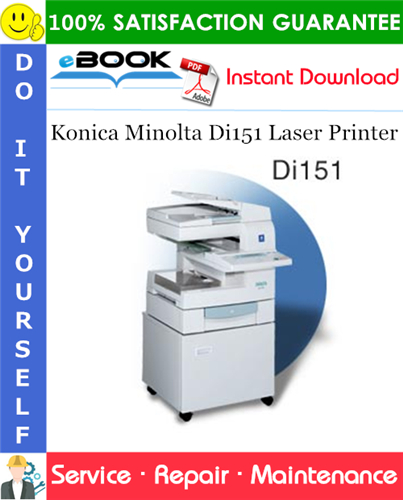 Thumbnail ☆☆ Best ☆☆ Konica Minolta Di151 Laser Printer Service Repair Manual [FIELD SERVICE]