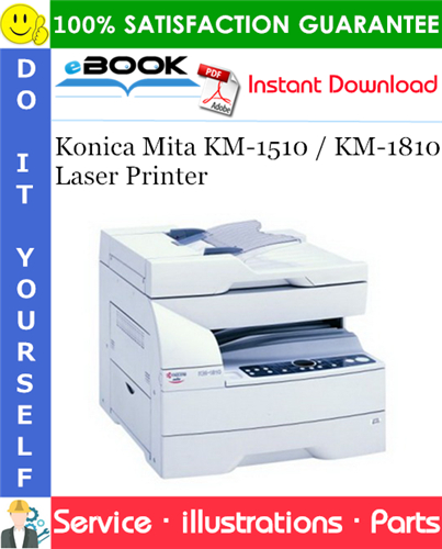 Thumbnail ☆☆ Best ☆☆ Konica Mita KM-1510 / KM-1810 Laser Printer Parts Manual